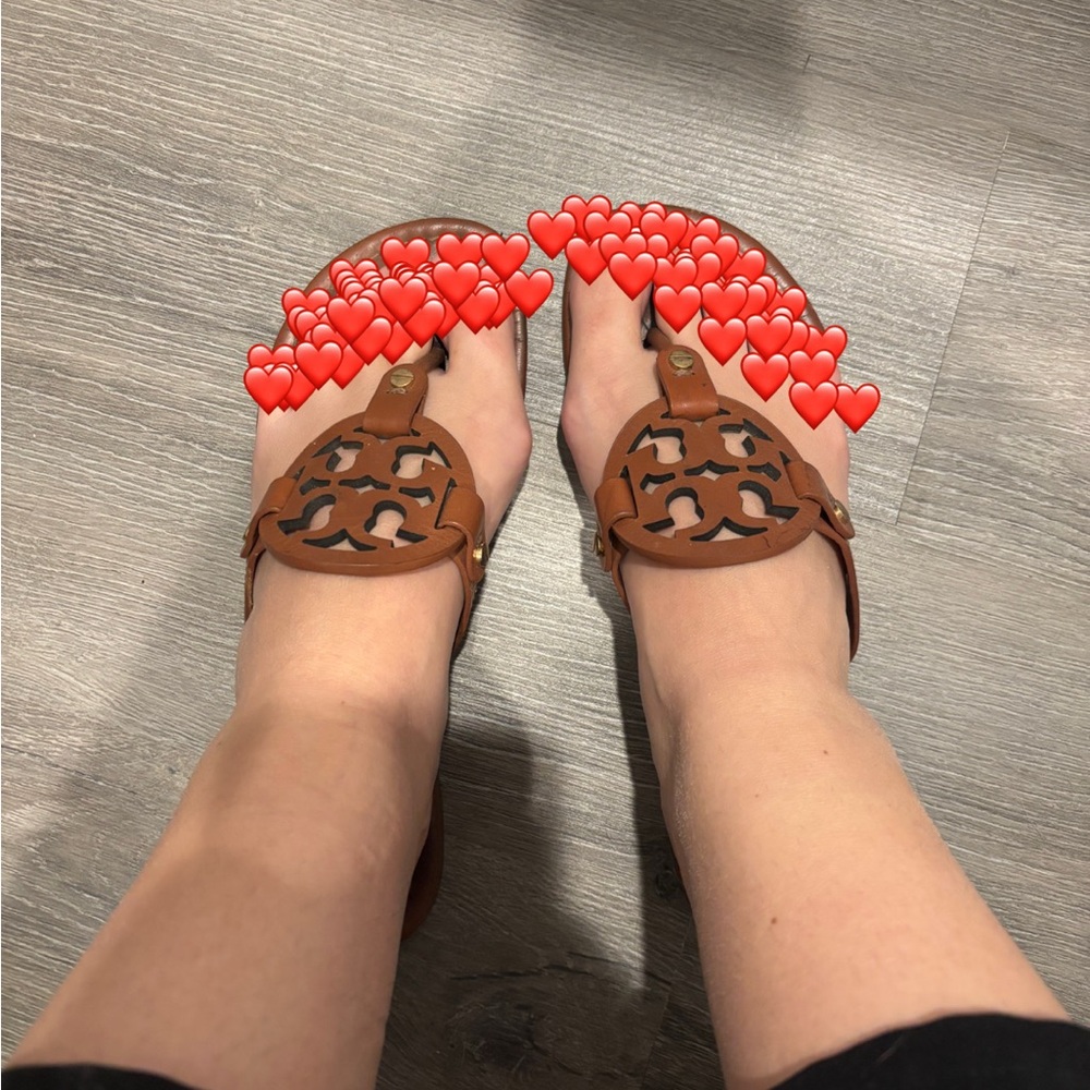 Tory Burch Tan Leather Miller